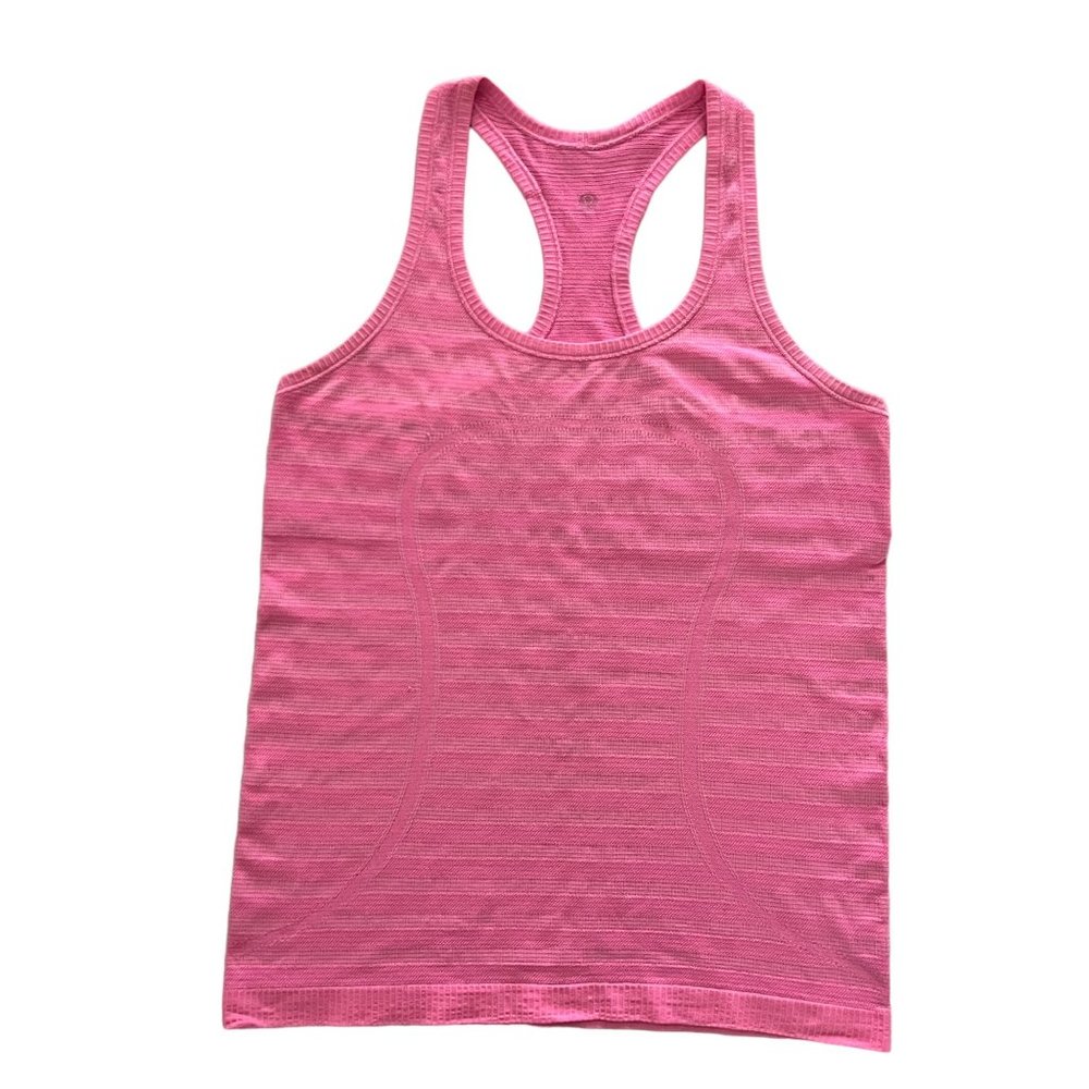 SOLD SOLD Swiftly Tech Racerback Tank Top 2.0 in Lip Gloss Size 8 - Picture 2 of 8